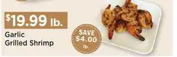 Heinen's Garlic Grilled Shrimp offer