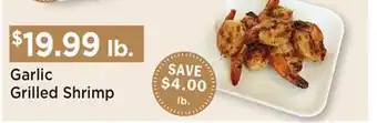 Heinen's Garlic Grilled Shrimp offer