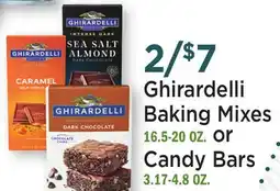 Heinen's Ghirardelli Baking Mixes 16.5-20 OZ. or Candy Bars 3.17-4.8 OZ offer