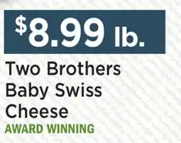 Heinen's Two Brothers Baby Swiss Cheese offer