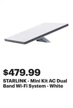 Best Buy STARLINK - Mini Kit AC Dual Band Wi-Fi System - White offer