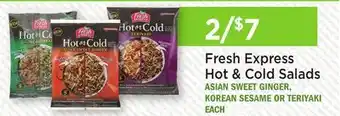 Heinen's Fresh Express Hot & Cold Salads offer