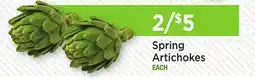 Heinen's Spring Artichokes offer