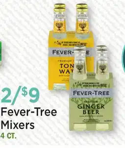 Heinen's Fever-Tree Mixers offer