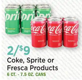 Heinen's Coke, Sprite or Fresca Products offer