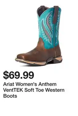 Tractor Supply Company Ariat Women's Anthem VentTEK Soft Toe Western Boots offer