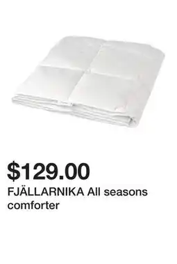 Ikea FJÄLLARNIKA All seasons comforter offer