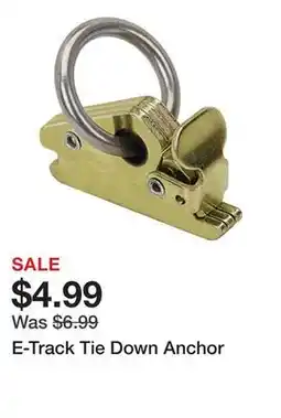 Harbor Freight Tools E-Track Tie Down Anchor offer