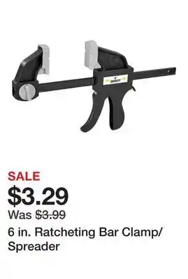 Harbor Freight Tools 6 in. Ratcheting Bar Clamp/Spreader offer