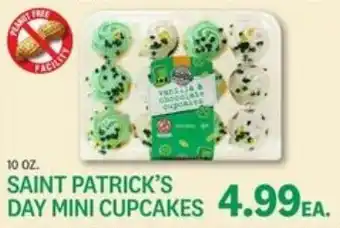 Kings Food Markets Saint patrick's day mini cupcakes offer