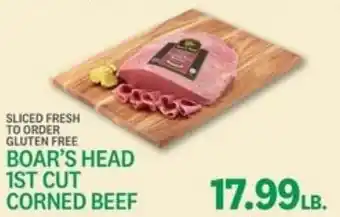 Kings Food Markets Boar's head 1st cut corned beef offer