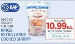 Kings Food Markets Kings extra large cooked shrimp offer