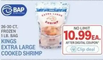 Kings Food Markets Kings extra large cooked shrimp offer