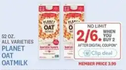 Kings Food Markets Planet oat oatmilk offer