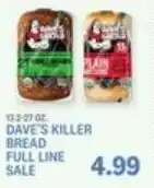 Kings Food Markets Dave's killer bread offer