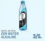 Kings Food Markets Zen water alkaline offer