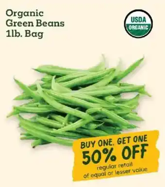 Sprouts Farmers Market Organic Green Beans offer