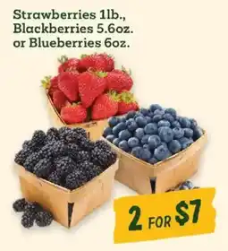 Sprouts Farmers Market Strawberries and blackberries or blueberries offer