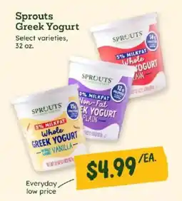 Sprouts Farmers Market Sprouts Greek Yogurt offer