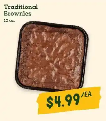 Sprouts Farmers Market Traditional Brownies offer