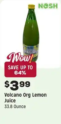 Grocery Outlet Org Lemon Juice offer