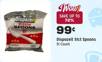 Grocery Outlet 51ct Spoons offer