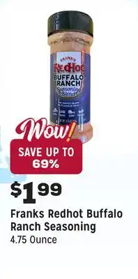 Grocery Outlet Buffalo Ranch Seasoning offer