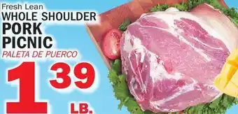 Bravo Supermarkets WHOLE SHOULDER PORK PICNIC offer