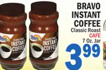 Bravo Supermarkets BRAVO INSTANT COFFEE offer