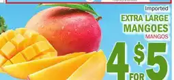 Bravo Supermarkets EXTRA LARGE MANGOES offer