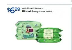 Rite Aid Rite Aid Baby Wipes 3 Pack offer