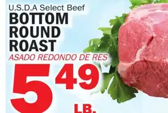 Bravo Supermarkets BOTTOM ROUND ROAST offer