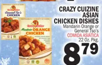 Bravo Supermarkets CRAZY CUIZINE ASIAN CHICKEN DISHES offer