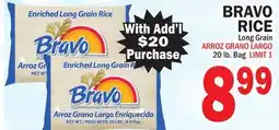 Bravo Supermarkets BRAVO RICE offer