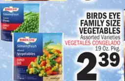 Bravo Supermarkets BIRDS EYE FAMILY SIZE VEGETABLES offer