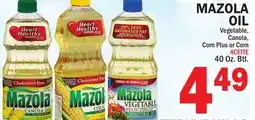 Bravo Supermarkets MAZOLA OIL offer