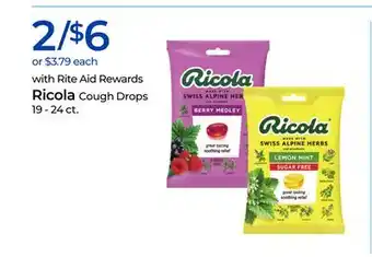 Rite Aid Ricola offer