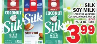 Bravo Supermarkets SILK SOY MILK offer