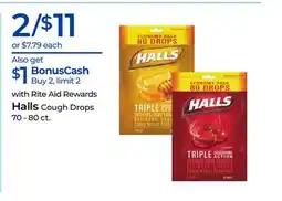 Rite Aid Cough Drops offer