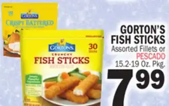 Bravo Supermarkets GORTON'S FISH STICKS offer