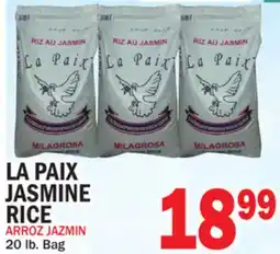 Bravo Supermarkets LA PAIX JASMINE RICE offer