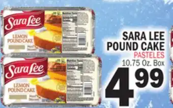 Bravo Supermarkets SARA LEE POUND CAKE offer