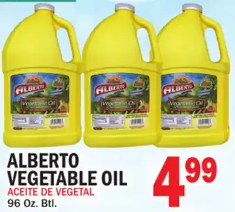 Bravo Supermarkets ALBERTO VEGETABLE OIL offer