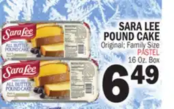 Bravo Supermarkets SARA LEE POUND CAKE offer