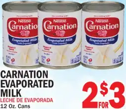 Bravo Supermarkets CARNATION EVAPORATED MILK offer