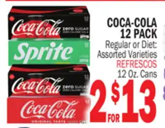 Bravo Supermarkets COCA-COLA 12 PACK offer