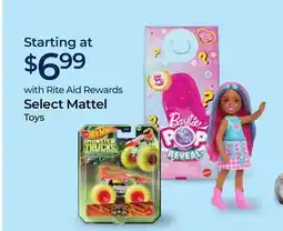 Rite Aid Select Mattel Toys offer