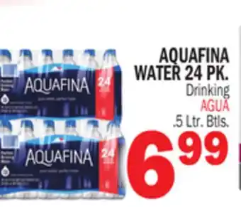 Bravo Supermarkets AQUAFINA WATER 24 PK offer