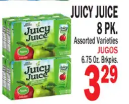 Bravo Supermarkets JUICY JUICE 8 PK offer