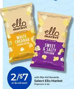 Rite Aid Select Ello Market Popcorn offer